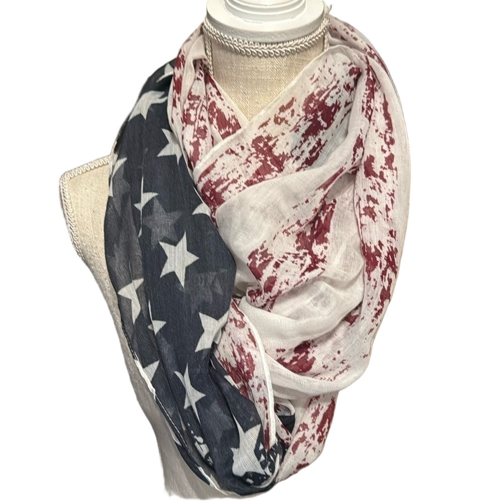 Pier 1 Imports Infinity Flag Scarf